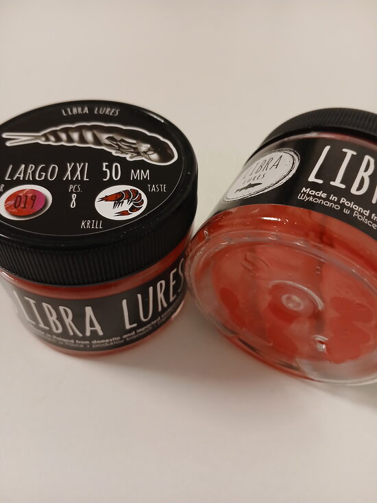 Largo XXL 50mm, 019 Hot Pink, 4,85gr, Krill, 8pcs/pack